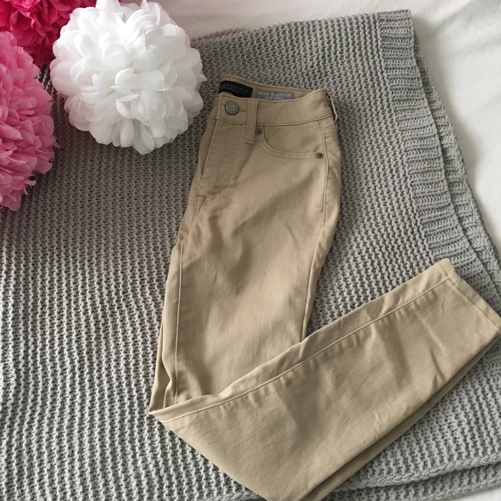 Khaki Jeggings